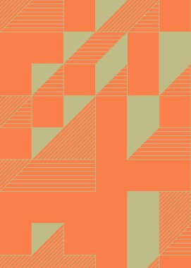 Edward Zajec 'in 1971' deki Il Cubo 'sunun uygulanması. Esasen 8 taştan oluşan bir Truchet fayans seti ve yerleştirme sanatı illüstrasyonu için kurallar