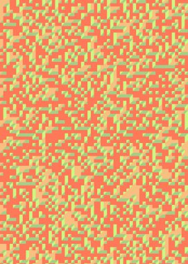 Edward Zajec 'in 1971' deki Il Cubo 'sunun uygulanması. Esasen 8 taştan oluşan bir Truchet fayans seti ve yerleştirme sanatı illüstrasyonu için kurallar