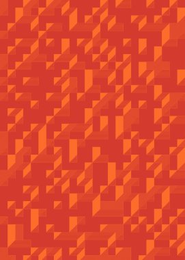 Edward Zajec 'in 1971' deki Il Cubo 'sunun uygulanması. Esasen 8 taştan oluşan bir Truchet fayans seti ve yerleştirme sanatı illüstrasyonu için kurallar