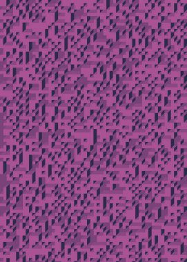 Edward Zajec 'in 1971' deki Il Cubo 'sunun uygulanması. Esasen 8 taştan oluşan bir Truchet fayans seti ve yerleştirme sanatı illüstrasyonu için kurallar