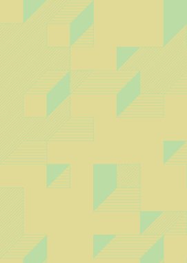 Edward Zajec 'in 1971' deki Il Cubo 'sunun uygulanması. Esasen 8 taştan oluşan bir Truchet fayans seti ve yerleştirme sanatı illüstrasyonu için kurallar