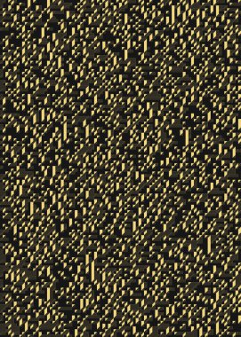 Edward Zajec 'in 1971' deki Il Cubo 'sunun uygulanması. Esasen 8 taştan oluşan bir Truchet fayans seti ve yerleştirme sanatı illüstrasyonu için kurallar