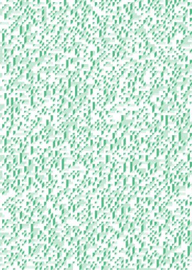 Edward Zajec 'in 1971' deki Il Cubo 'sunun uygulanması. Esasen 8 taştan oluşan bir Truchet fayans seti ve yerleştirme sanatı illüstrasyonu için kurallar