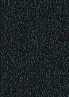 Edward Zajec 'in 1971' deki Il Cubo 'sunun uygulanması. Esasen 8 taştan oluşan bir Truchet fayans seti ve yerleştirme sanatı illüstrasyonu için kurallar