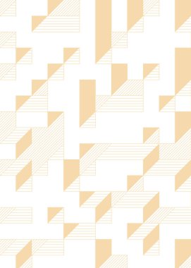 Edward Zajec 'in 1971' deki Il Cubo 'sunun uygulanması. Esasen 8 taştan oluşan bir Truchet fayans seti ve yerleştirme sanatı illüstrasyonu için kurallar