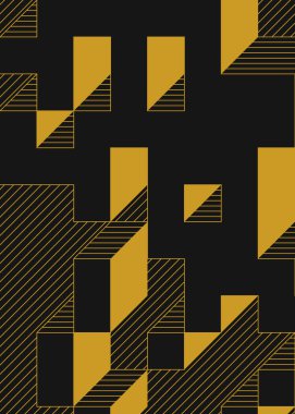 Edward Zajec 'in 1971' deki Il Cubo 'sunun uygulanması. Esasen 8 taştan oluşan bir Truchet fayans seti ve yerleştirme sanatı illüstrasyonu için kurallar