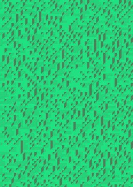 Edward Zajec 'in 1971' deki Il Cubo 'sunun uygulanması. Esasen 8 taştan oluşan bir Truchet fayans seti ve yerleştirme sanatı illüstrasyonu için kurallar