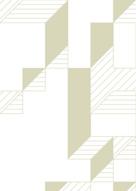 Edward Zajec 'in 1971' deki Il Cubo 'sunun uygulanması. Esasen 8 taştan oluşan bir Truchet fayans seti ve yerleştirme sanatı illüstrasyonu için kurallar