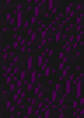 Edward Zajec 'in 1971' deki Il Cubo 'sunun uygulanması. Esasen 8 taştan oluşan bir Truchet fayans seti ve yerleştirme sanatı illüstrasyonu için kurallar