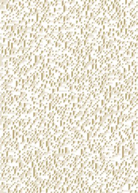 Edward Zajec 'in 1971' deki Il Cubo 'sunun uygulanması. Esasen 8 taştan oluşan bir Truchet fayans seti ve yerleştirme sanatı illüstrasyonu için kurallar