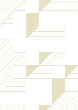 Edward Zajec 'in 1971' deki Il Cubo 'sunun uygulanması. Esasen 8 taştan oluşan bir Truchet fayans seti ve yerleştirme sanatı illüstrasyonu için kurallar