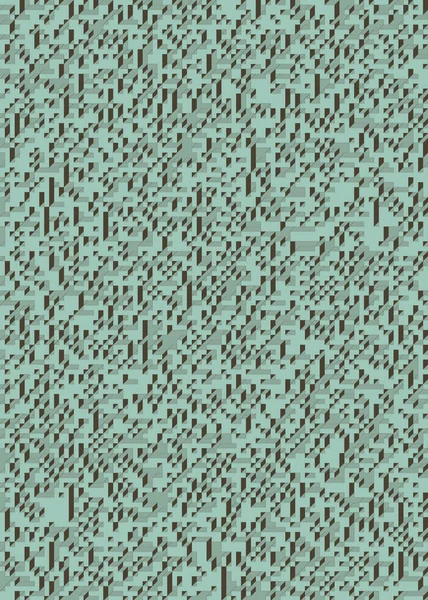 Edward Zajec 'in 1971' deki Il Cubo 'sunun uygulanması. Esasen 8 taştan oluşan bir Truchet fayans seti ve yerleştirme sanatı illüstrasyonu için kurallar