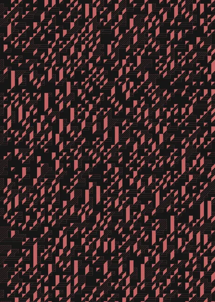 Edward Zajec 'in 1971' deki Il Cubo 'sunun uygulanması. Esasen 8 taştan oluşan bir Truchet fayans seti ve yerleştirme sanatı illüstrasyonu için kurallar