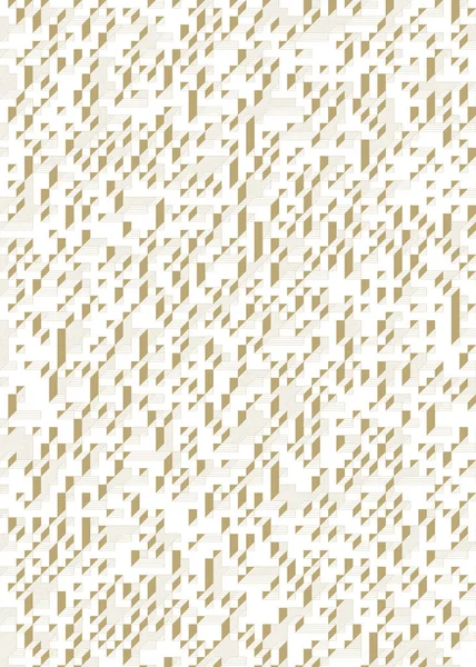 Edward Zajec 'in 1971' deki Il Cubo 'sunun uygulanması. Esasen 8 taştan oluşan bir Truchet fayans seti ve yerleştirme sanatı illüstrasyonu için kurallar