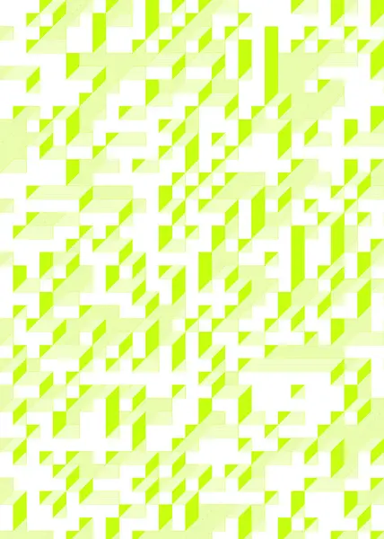 Edward Zajec 'in 1971' deki Il Cubo 'sunun uygulanması. Esasen 8 taştan oluşan bir Truchet fayans seti ve yerleştirme sanatı illüstrasyonu için kurallar