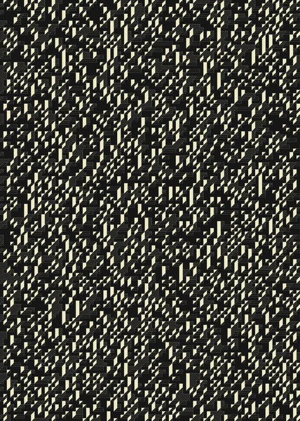 Edward Zajec 'in 1971' deki Il Cubo 'sunun uygulanması. Esasen 8 taştan oluşan bir Truchet fayans seti ve yerleştirme sanatı illüstrasyonu için kurallar