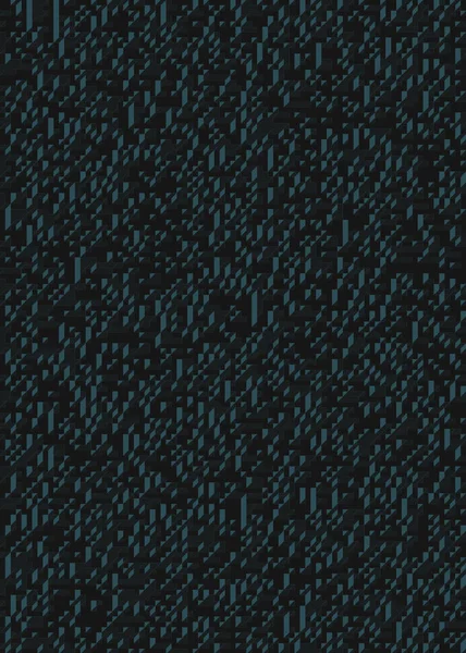 Edward Zajec 'in 1971' deki Il Cubo 'sunun uygulanması. Esasen 8 taştan oluşan bir Truchet fayans seti ve yerleştirme sanatı illüstrasyonu için kurallar