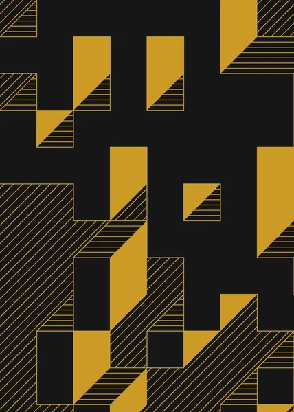 Edward Zajec 'in 1971' deki Il Cubo 'sunun uygulanması. Esasen 8 taştan oluşan bir Truchet fayans seti ve yerleştirme sanatı illüstrasyonu için kurallar