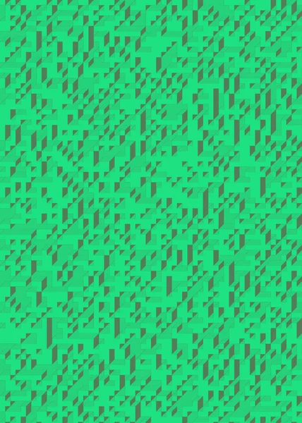 Edward Zajec 'in 1971' deki Il Cubo 'sunun uygulanması. Esasen 8 taştan oluşan bir Truchet fayans seti ve yerleştirme sanatı illüstrasyonu için kurallar