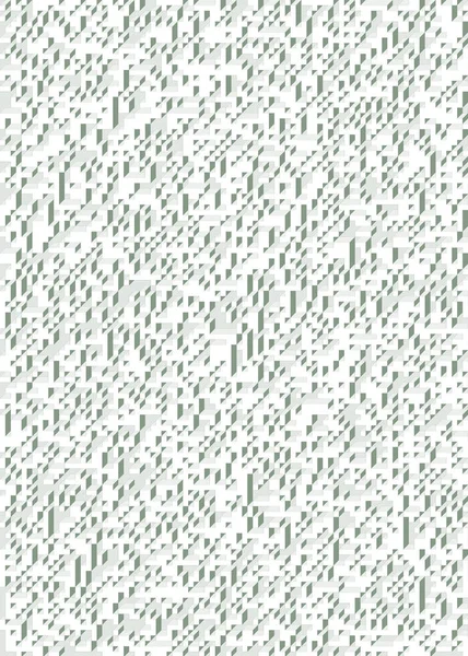 Edward Zajec 'in 1971' deki Il Cubo 'sunun uygulanması. Esasen 8 taştan oluşan bir Truchet fayans seti ve yerleştirme sanatı illüstrasyonu için kurallar