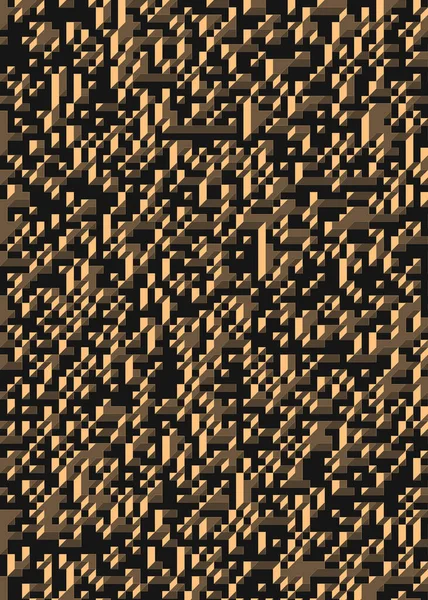 Edward Zajec 'in 1971' deki Il Cubo 'sunun uygulanması. Esasen 8 taştan oluşan bir Truchet fayans seti ve yerleştirme sanatı illüstrasyonu için kurallar