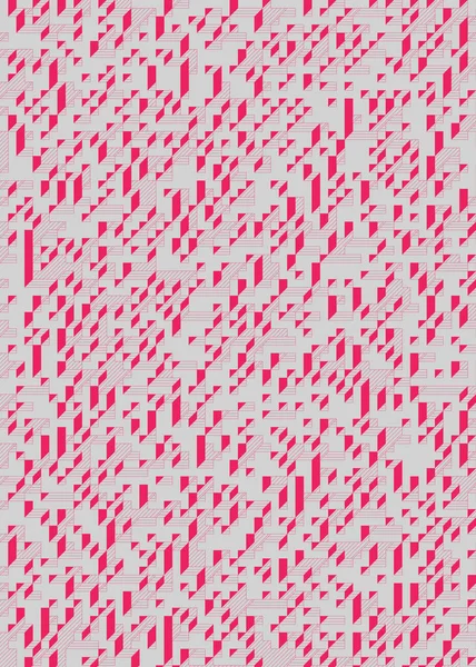 Edward Zajec 'in 1971' deki Il Cubo 'sunun uygulanması. Esasen 8 taştan oluşan bir Truchet fayans seti ve yerleştirme sanatı illüstrasyonu için kurallar