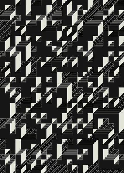 Implementation Edward Zajec Cubo 1971 Essentially Truchet Tile Set Tiles — стоковый вектор