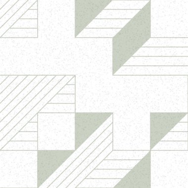 Edward Zajec 'in 1971' deki Il Cubo 'sunun uygulanması. Esasen 8 taştan oluşan bir Truchet fayans seti ve yerleştirme sanatı illüstrasyonu için kurallar