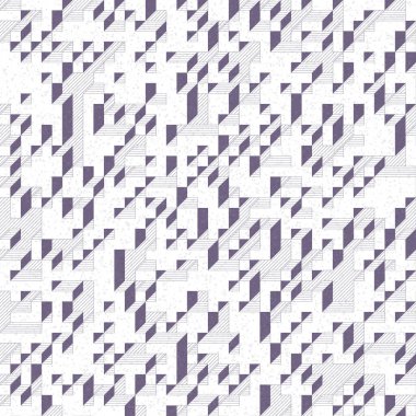 Edward Zajec 'in 1971' deki Il Cubo 'sunun uygulanması. Esasen 8 taştan oluşan bir Truchet fayans seti ve yerleştirme sanatı illüstrasyonu için kurallar