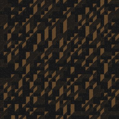 Edward Zajec 'in 1971' deki Il Cubo 'sunun uygulanması. Esasen 8 taştan oluşan bir Truchet fayans seti ve yerleştirme sanatı illüstrasyonu için kurallar