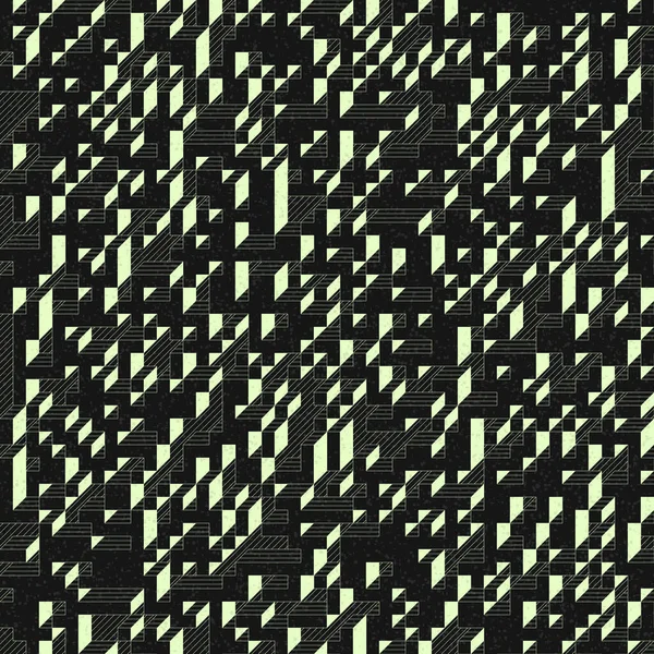 Edward Zajec 'in 1971' deki Il Cubo 'sunun uygulanması. Esasen 8 taştan oluşan bir Truchet fayans seti ve yerleştirme sanatı illüstrasyonu için kurallar