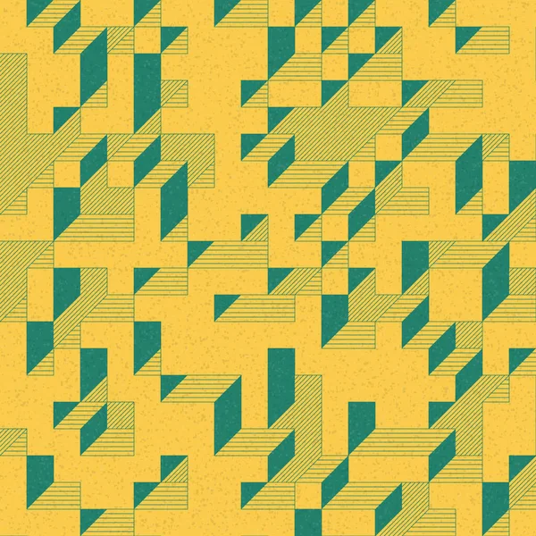 Edward Zajec 'in 1971' deki Il Cubo 'sunun uygulanması. Esasen 8 taştan oluşan bir Truchet fayans seti ve yerleştirme sanatı illüstrasyonu için kurallar