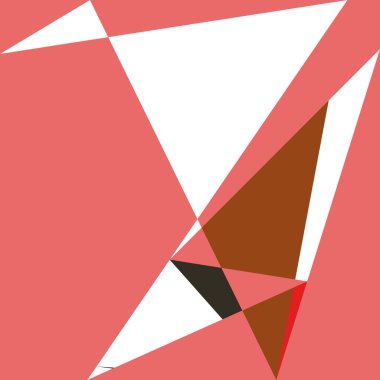 Geometrik soyutlama üretken sanat arkaplan çizimi