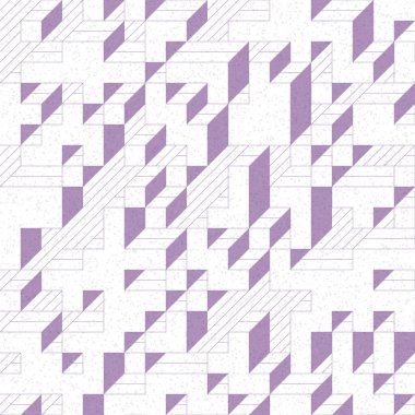 Edward Zajec 'in 1971' deki Il Cubo 'sunun uygulanması. Esasen 8 taştan oluşan bir Truchet fayans seti ve yerleştirme sanatı illüstrasyonu için kurallar