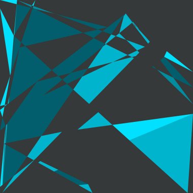 Geometrik soyutlama üretken sanat arkaplan çizimi