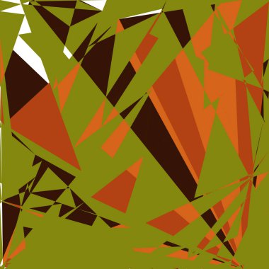 Geometrik soyutlama üretken sanat arkaplan çizimi