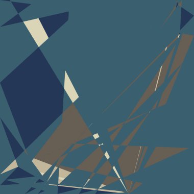 Geometrik soyutlama üretken sanat arkaplan çizimi