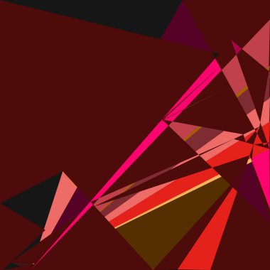 Geometrik soyutlama üretken sanat arkaplan çizimi