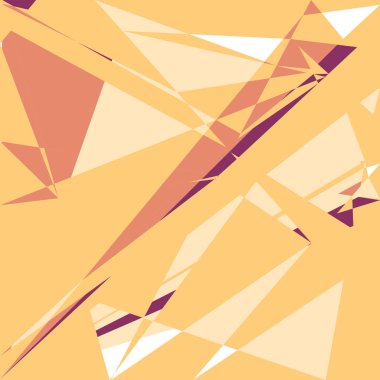 Geometrik soyutlama üretken sanat arkaplan çizimi