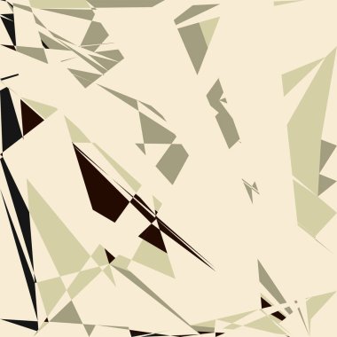 Geometrik soyutlama üretken sanat arkaplan çizimi