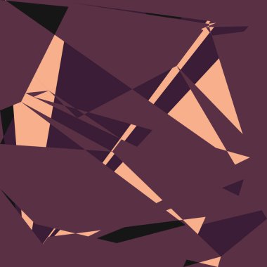 Geometrik soyutlama üretken sanat arkaplan çizimi