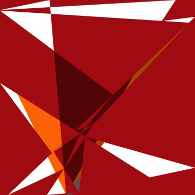 Geometrik soyutlama üretken sanat arkaplan çizimi