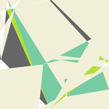 Geometrik soyutlama üretken sanat arkaplan çizimi