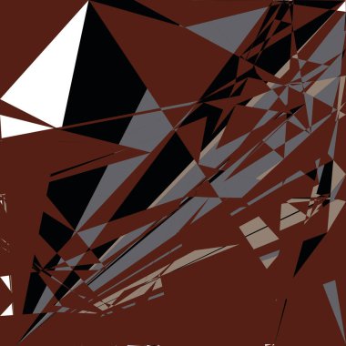 Geometrik soyutlama üretken sanat arkaplan çizimi