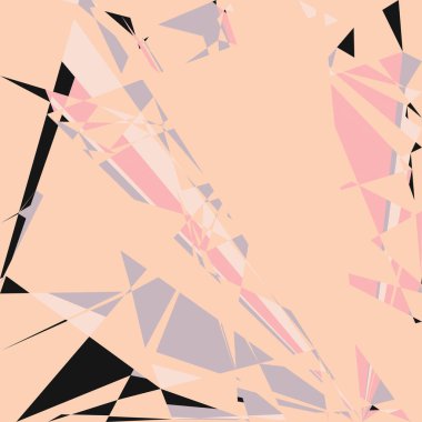 Geometrik soyutlama üretken sanat arkaplan çizimi