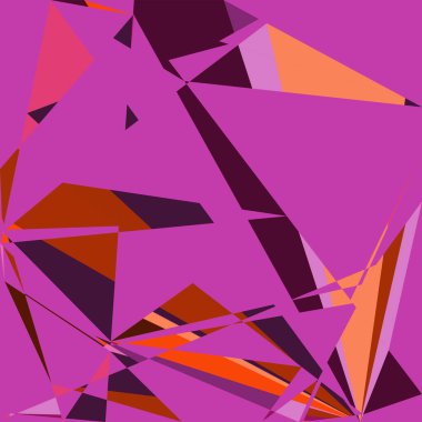 Geometrik soyutlama üretken sanat arkaplan çizimi