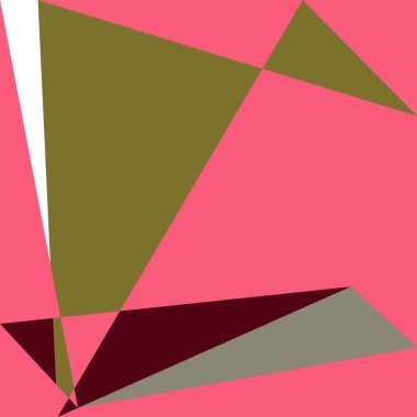 Geometrik soyutlama üretken sanat arkaplan çizimi