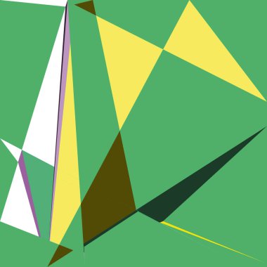 Geometrik soyutlama üretken sanat arkaplan çizimi