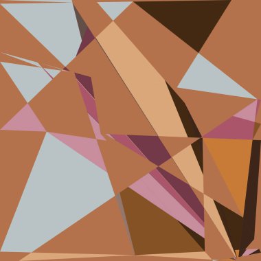 Geometrik soyutlama üretken sanat arkaplan çizimi