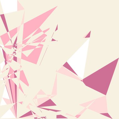 Geometrik soyutlama üretken sanat arkaplan çizimi